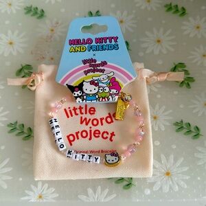 Little Words Project x Hello Kitty bracelet NWT